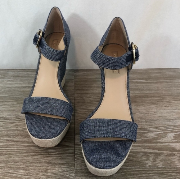 Denim Wedge Antonio's Melani Lauralyn  Size 7 - Picture 7 of 11